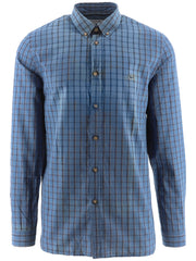 Lacoste Blue Check Long Sleeve Shirt