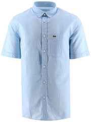 Lacoste Light Blue Short Sleeve Shirt