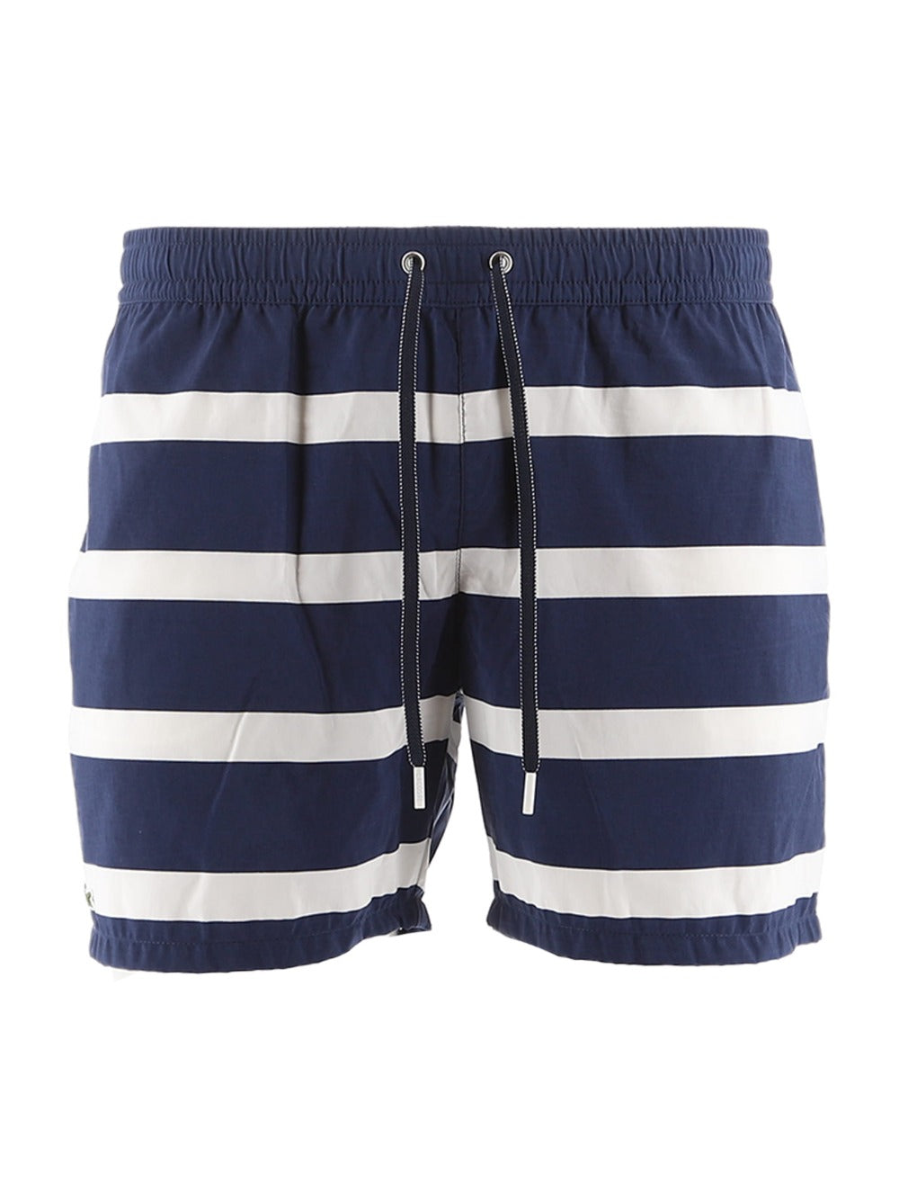Lacoste Navy White Stripe Swim Shorts – Branded Wear