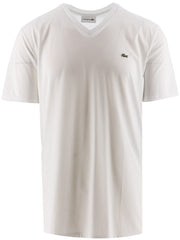 Lacoste White Logo Short Sleeve Regular Fit T-Shirt