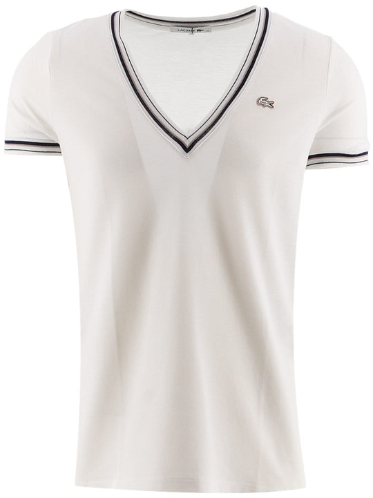 Women's V-Neck T-Shirt With piping