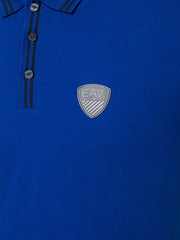 EA7 Blue Shield Polo Shirt 