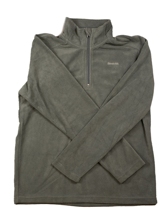 Reebok Mens Grey Half Zip Fleece