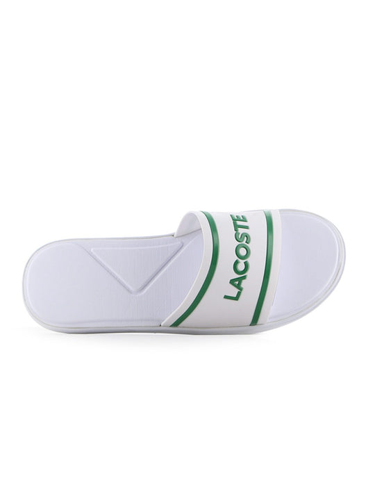 Lacoste White Green 118 L30 Slide