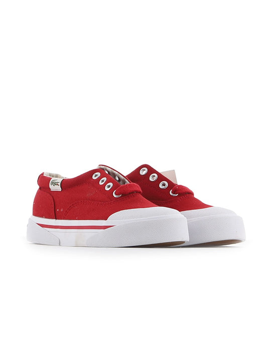 Lacoste Girls Red Stroller Shoe