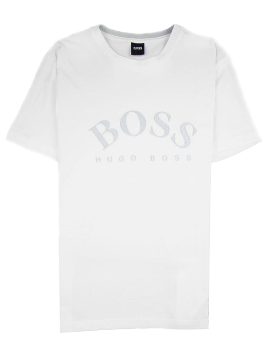 Hugo Boss Mens White Tee 1 T-Shirt
