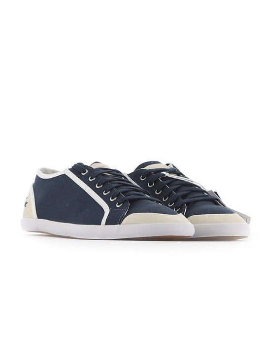 Lacoste Navy Melilla SRW Canvas Suede Shoe
