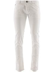 Armani White 5 Pocket Pants