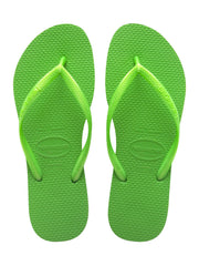 Havaiana Slim Neon Green Flip Flops