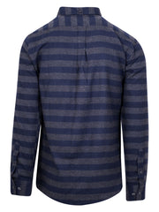 French Connection Mens Navy & Grey Long Sleeved Shirt