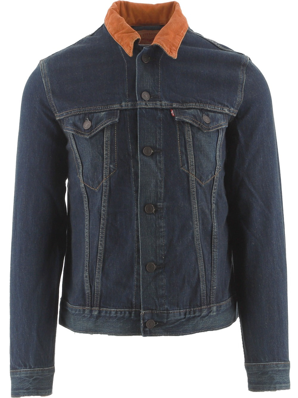 Levi Mens Navy Denim Jacket – Branded Wear - Main Image