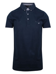 French Connection Mens Marine Polo Shirt