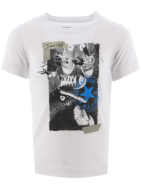 Converse Kids White Graphic Tee