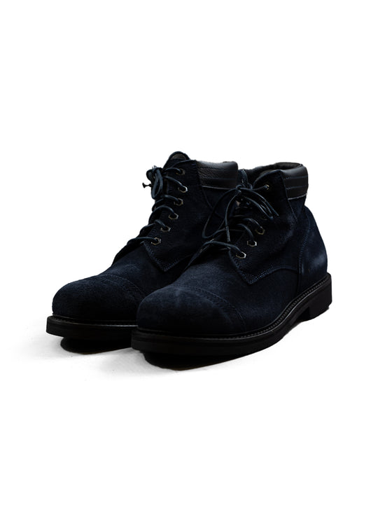 Stone Island Navy Low Cut Suede Boots