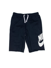 Nike Boys Navy Swoosh Cotton Shorts