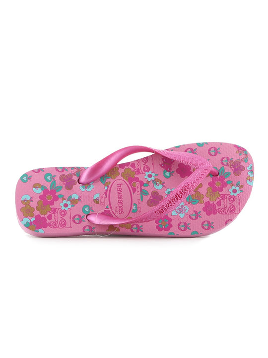 Havaiana Kids Flores Rose Flip Flops