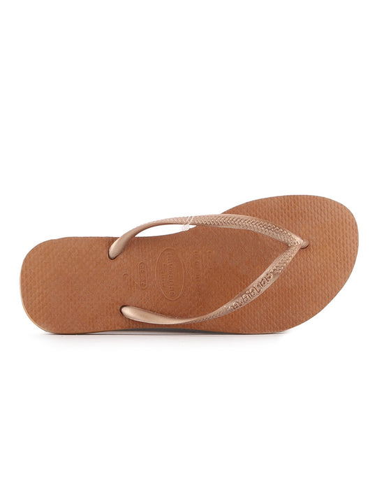 Havaiana Slim Copper Flip Flops