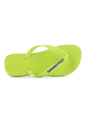 Havaiana Brasil Green Logo Flip Flops