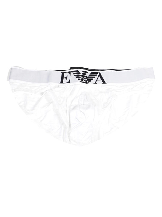 Armani Mens White Hip Briefs