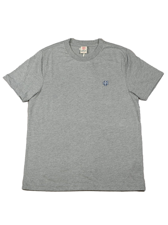 Franklin Marshall Grey Embroidered Logo T-Shirt