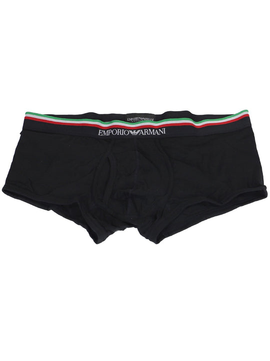 Armani Mens Black Italy Boxer
