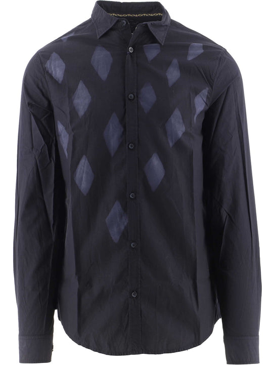 Armani Blu-Blue Long Sleeved Shirt