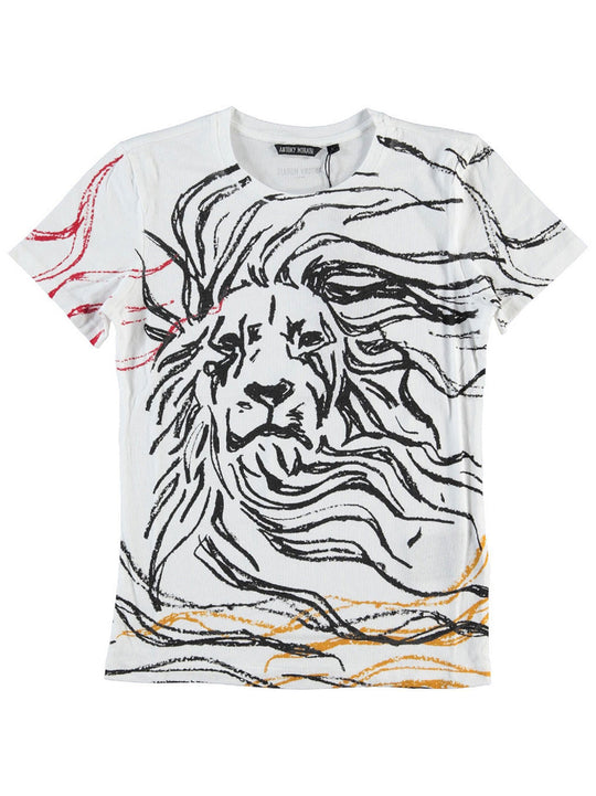 Antony Morato Junior White Graphic T-Shirt