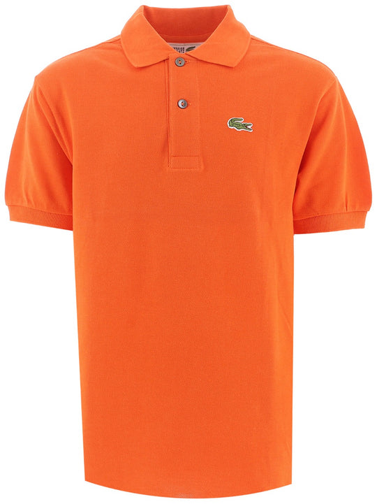 Lacoste Boys Orange Logo Polo Shirt
