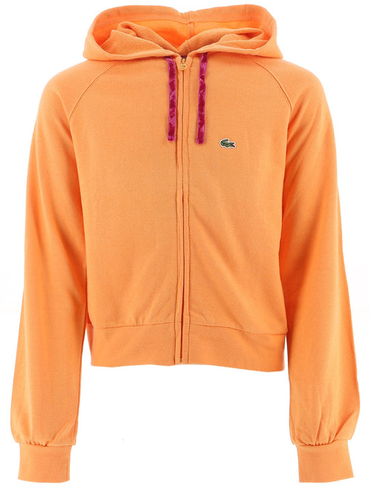 Lacoste Girls Orange Hoodie