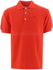 Lacoste Orange Logo Regular Fit Polo Shirt