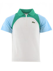 Lacoste White Logo Regular Fit Polo Shirt