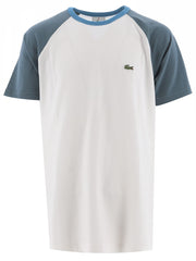 Lacoste White Short Sleeve Crew Neck T-Shirt