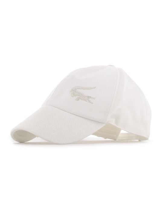 Lacoste White Croc Cap