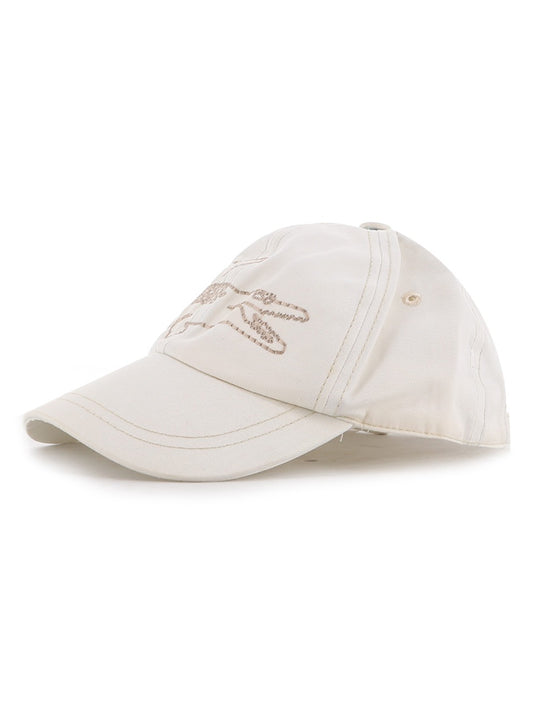 Lacoste White Buckle Cap