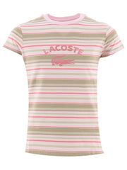 Lacoste Pink Crew Neck T-Shirt