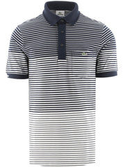 Lacoste Black/White Stripe L0H0668 Mens Polo Shirt