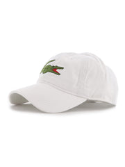 Lacoste Off-White Leather Buckle Cap
