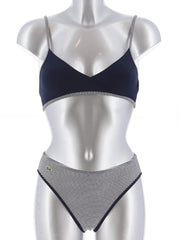 Lacoste Navy White Swimming Costume