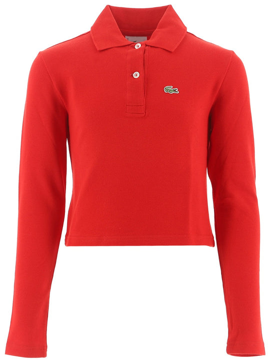 Lacoste Girls Red Polo Shirt