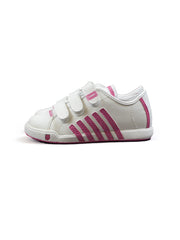 K.Swiss Kids Moulton White Strap Trainers