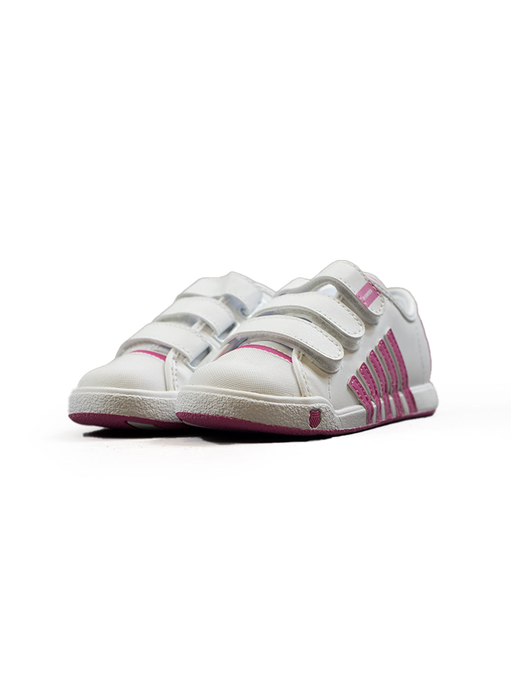 White Multon K.Swiss Kids Moulton White Strap Trainers – Branded Wear