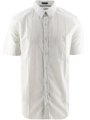 French Connection White Divided Dot Mix Shirt