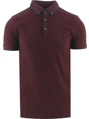 French Connection Bordeaux / Marine Polo Shirt