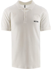 Moschino White Polo Shirt