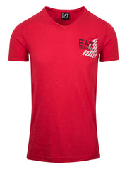 Armani Red V-neck t-shirt