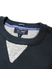 Mens Armani Navy AJ Crew Neck Sweatshirt