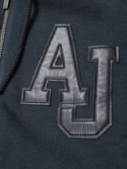 Mens Armani Navy & Grey Zip AJ Sweatshirt