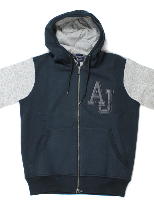 Mens Armani Navy & Grey Zip AJ Sweatshirt