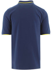 Bench Navy Yellow Richmond Polo Shirt