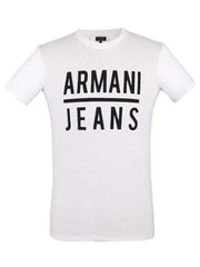 Mens Armani White AJ T-Shirt